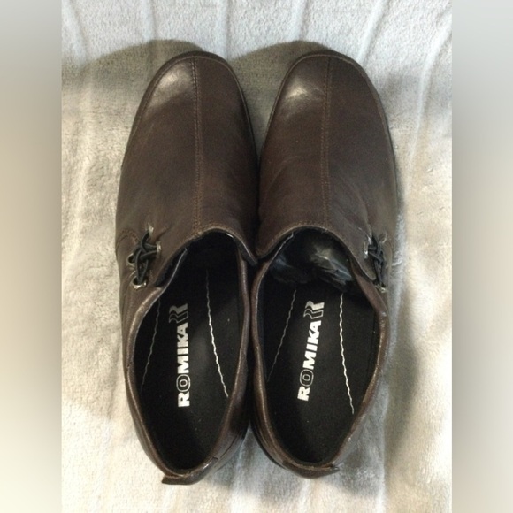 Romika Citylight Brown Leather Slip-on Loafers EU 37 US 6 to 6.5 - Picture 5 of 13